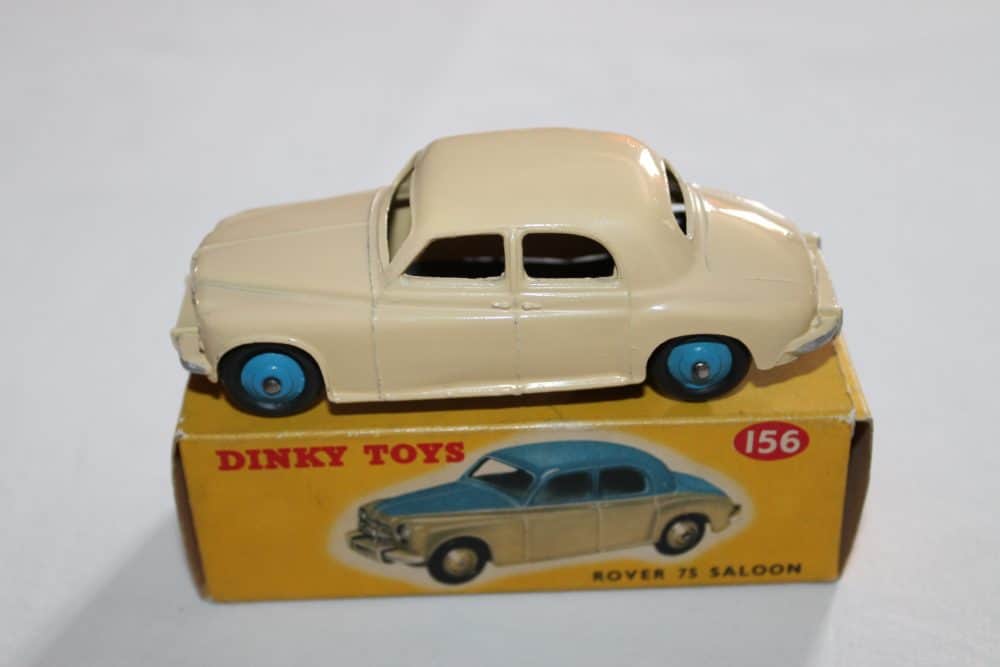 Dinky Toys 156 Cream Rover 75
