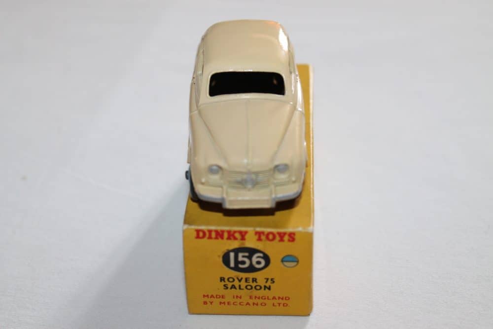 Dinky Toys 156 Cream Rover 75-front