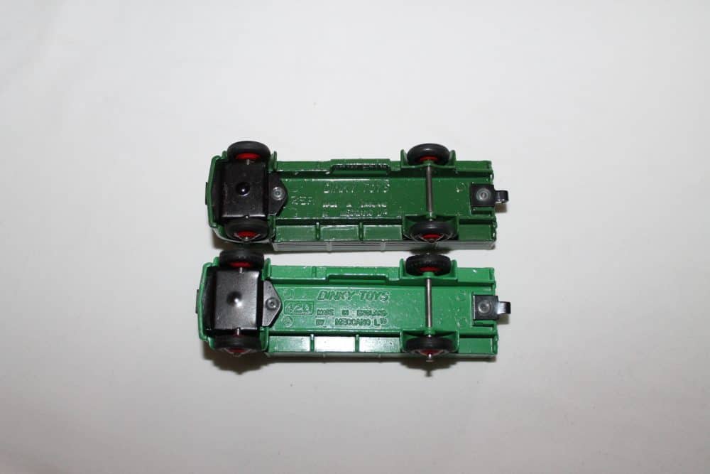 Dinky Toys 420 Forward Control Lorry-basecomparrison