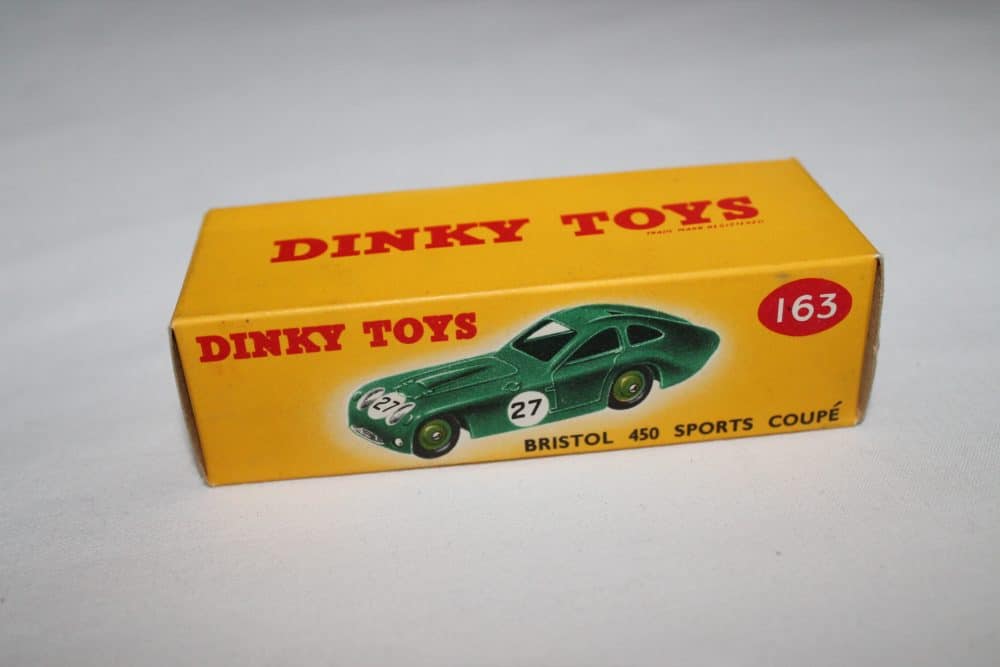 Dinky Toys 163 Bristol 450 Sports 'Box Only'-side2