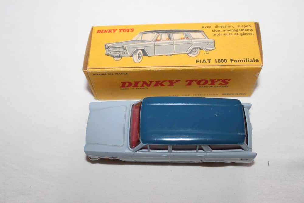 French Dinky Toys 548 Fiat 1800 Family Estate-top