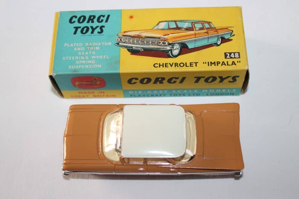 Corgi Toys 248 Chevrolet Impala-top