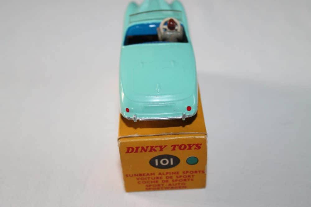 Dinky Toys 101 Sunbeam Alpine Tourer-back