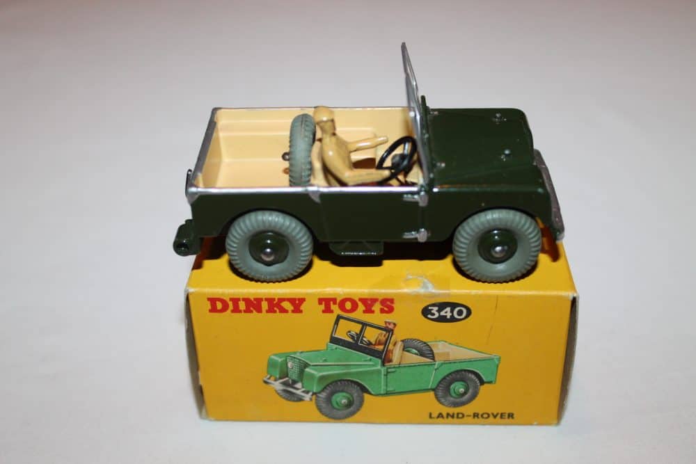 Dinky Toys 027D/340 Agricultural Land Rover Promotional-side
