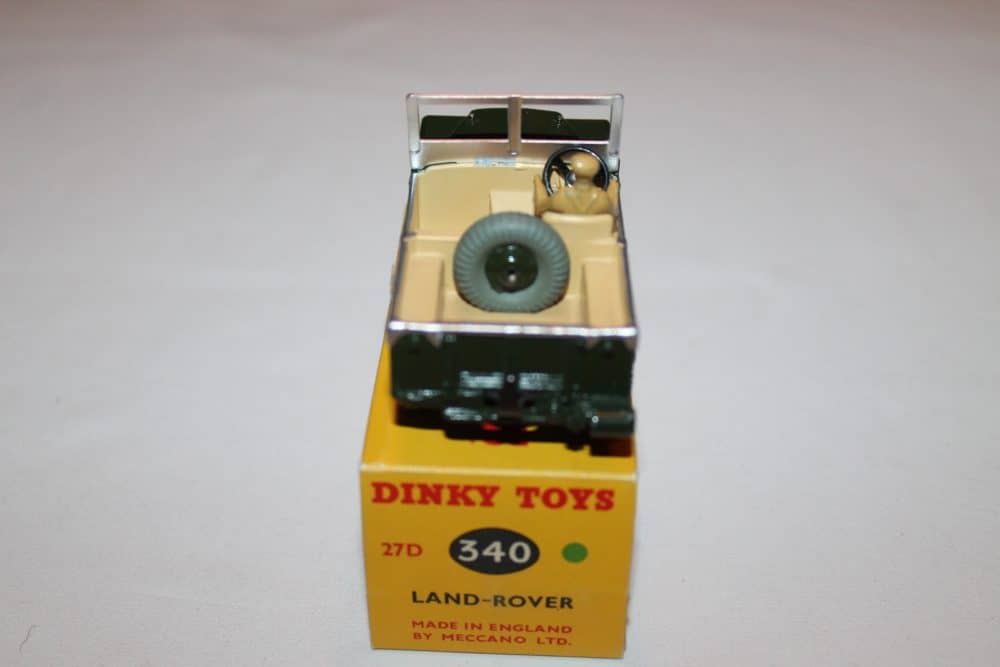 Dinky Toys 027D/340 Agricultural Land Rover Promotional-back