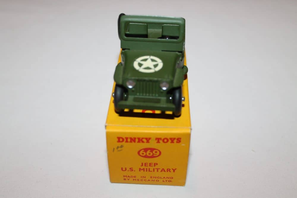 Dinky Toys 669 U.S. Military Jeep-front