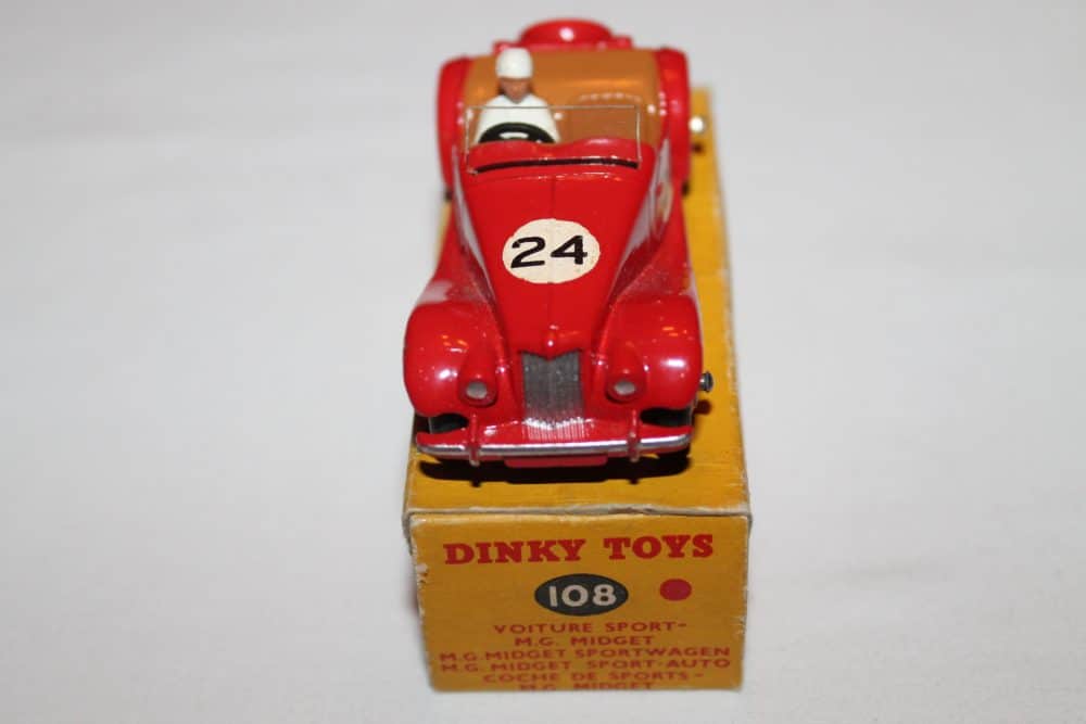 Dinky Toys 108 MG Midget Competition-front