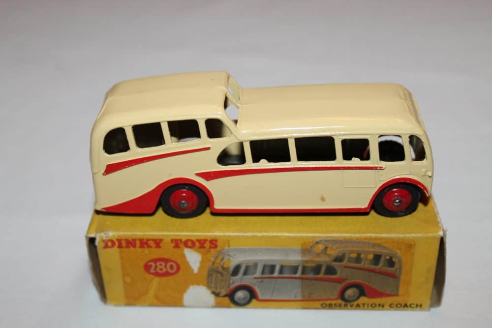 Dinky Toys 280 Observation Coach-side