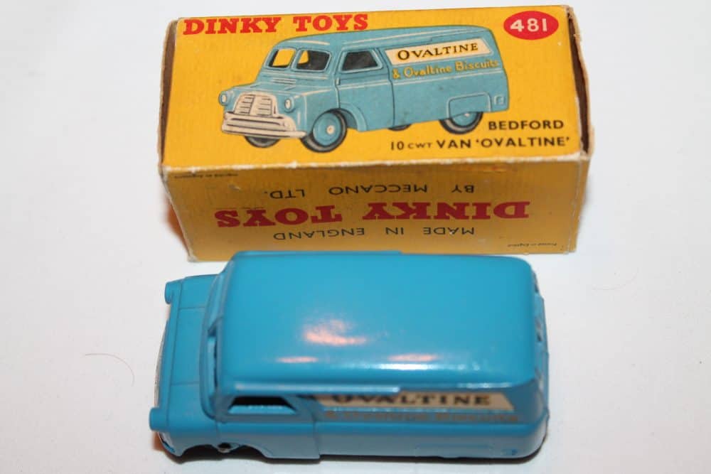 Dinky Toys 481 Bedford Ovaltine Van-top