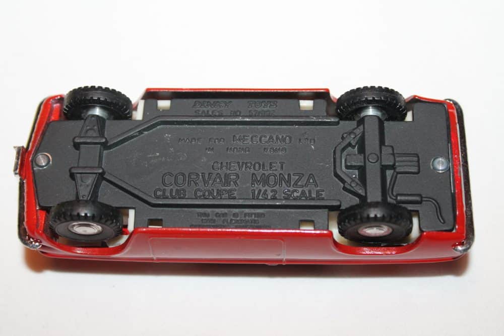Dinky Toys Hong Kong Issue 57/002 Corvair Monza-base