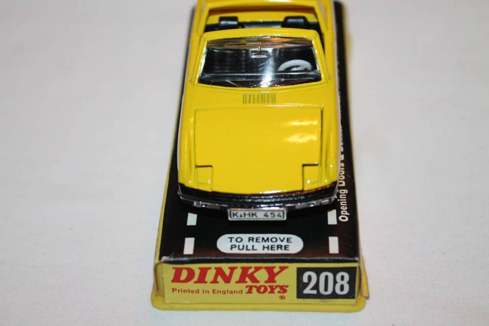 Dinky Toys 208 V.W. Porsche 914 Sports Car-front