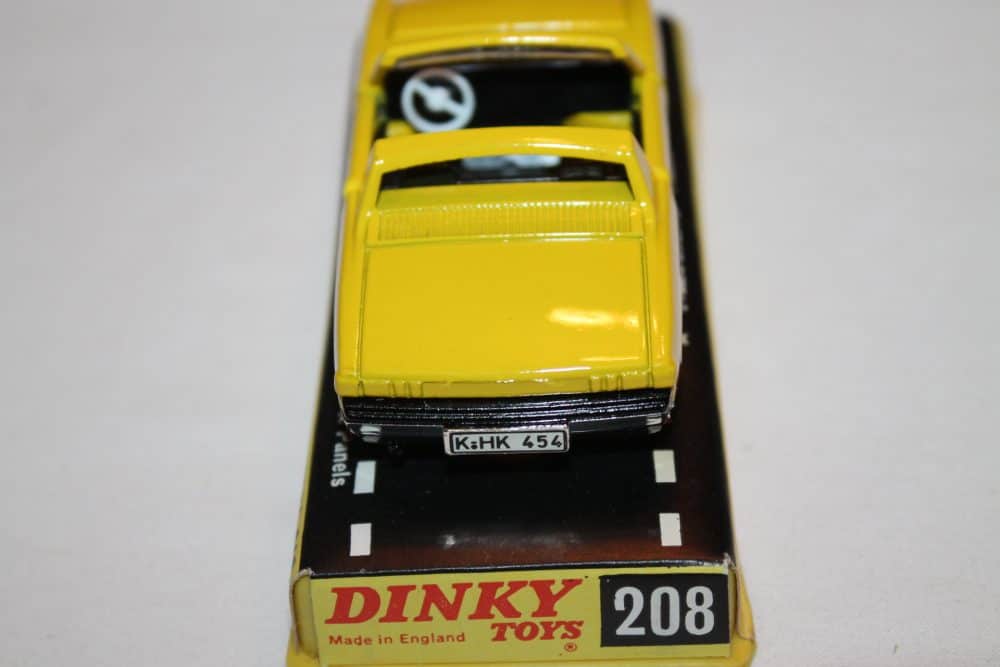 Dinky Toys 208 V.W. Porsche 914 Sports Car-back