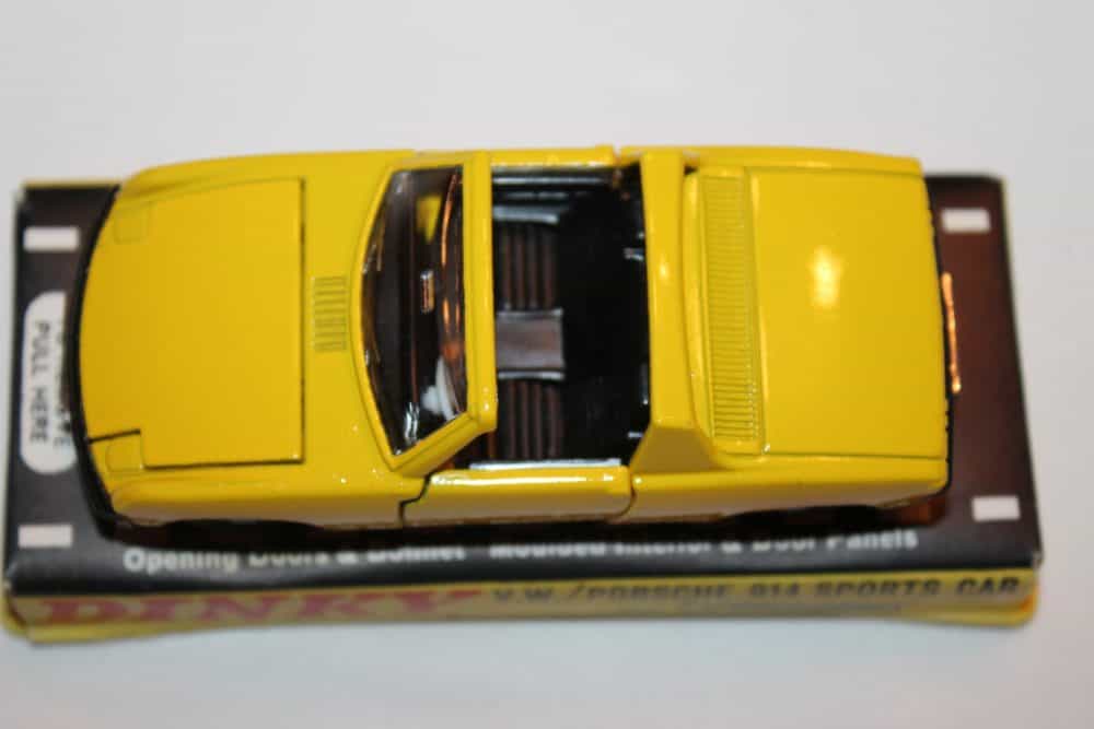Dinky Toys 208 V.W. Porsche 914 Sports Car-top