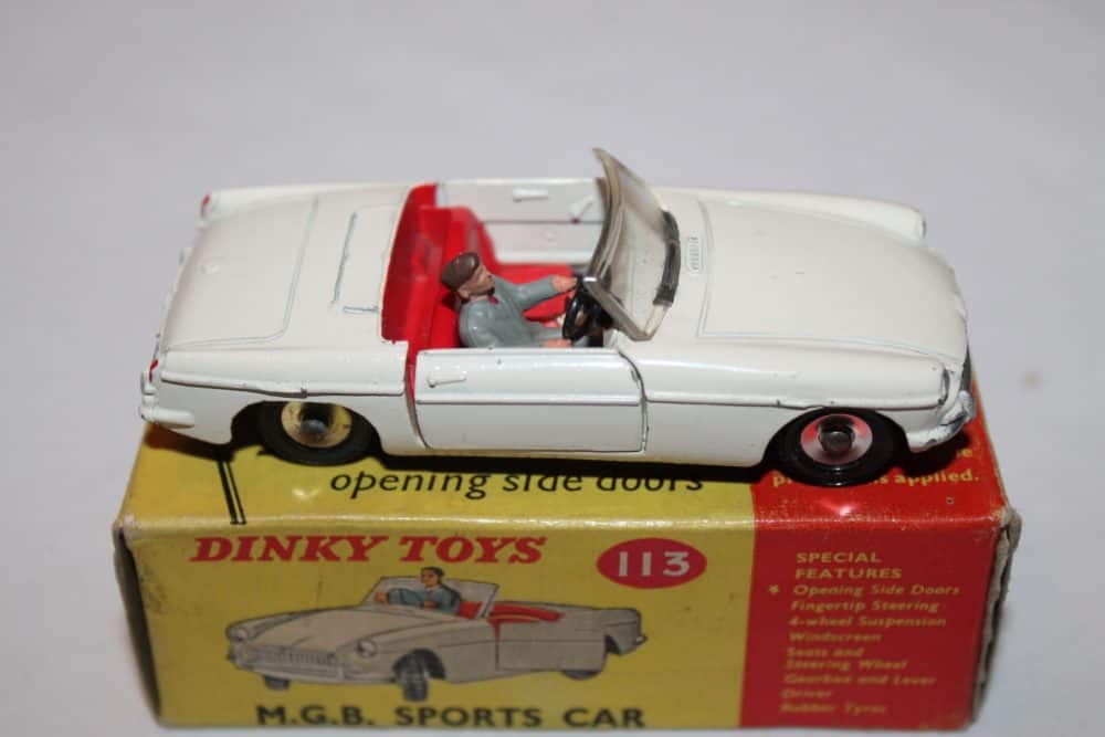 Dinky Toys 113 M.G.B. Sports Car-side