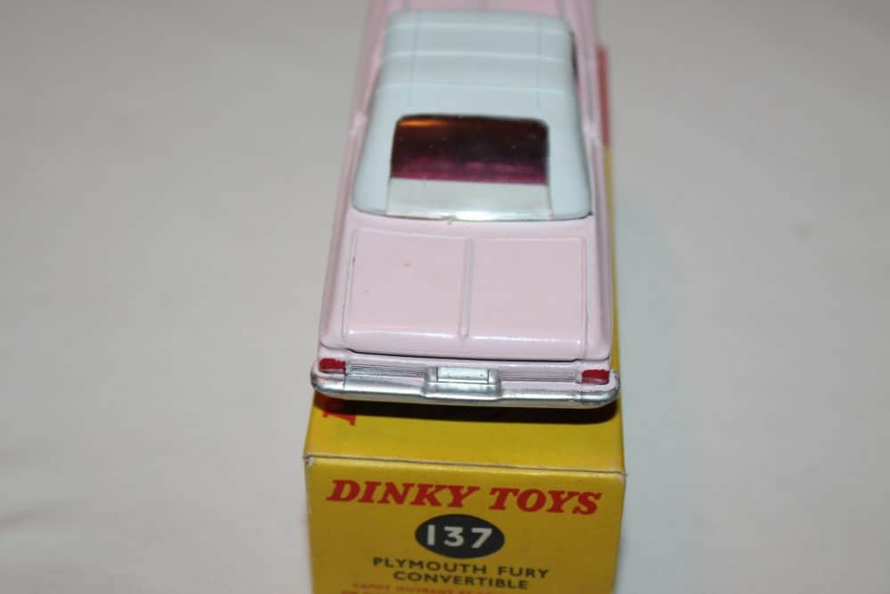 Dinky Toys 137 Plymouth Fury Convertible-back