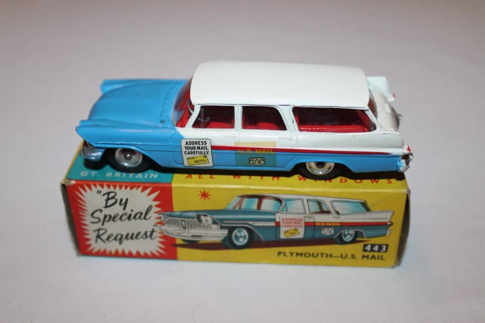 Corgi Toys 443 Plymouth-U.S. Mail Car