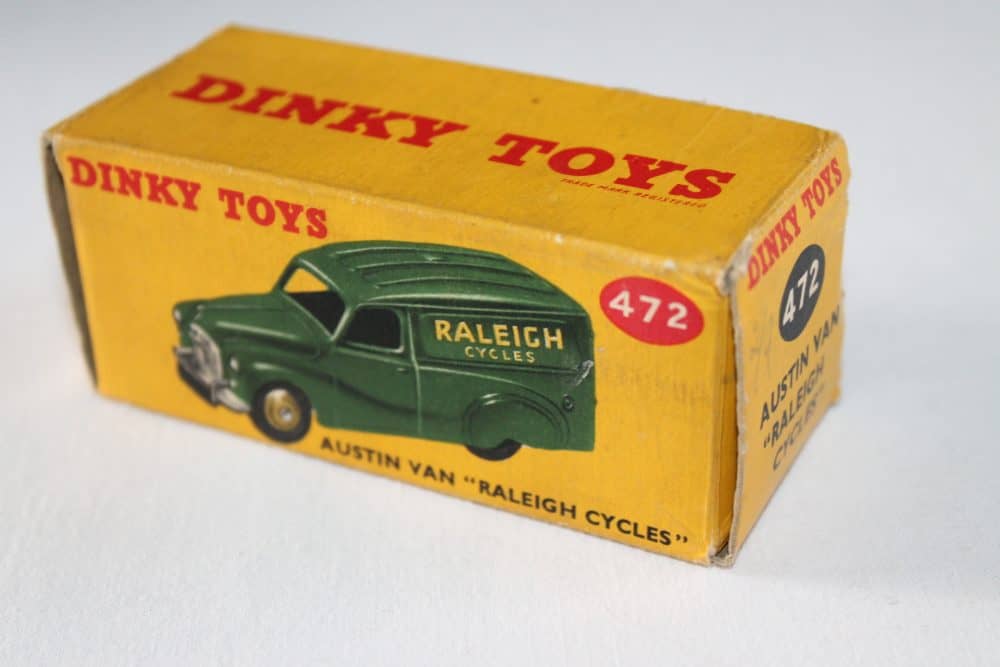 Dinky Toys 472 Austin Raleigh Cycles Box Only-2ndside