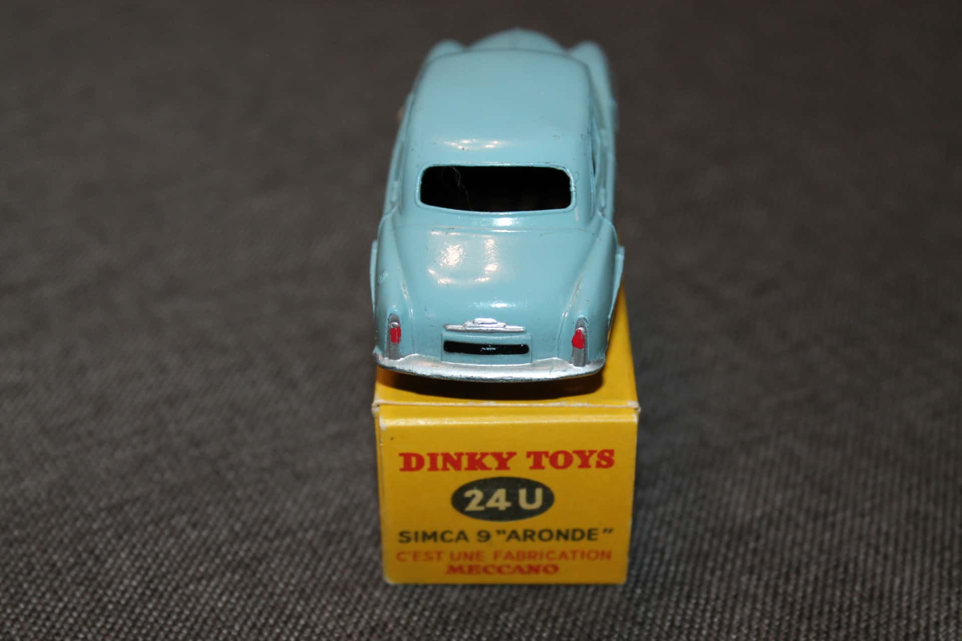 Dinky Toys 24U Simca 9 Aronde Verte, Miniature Ancienne Made In France