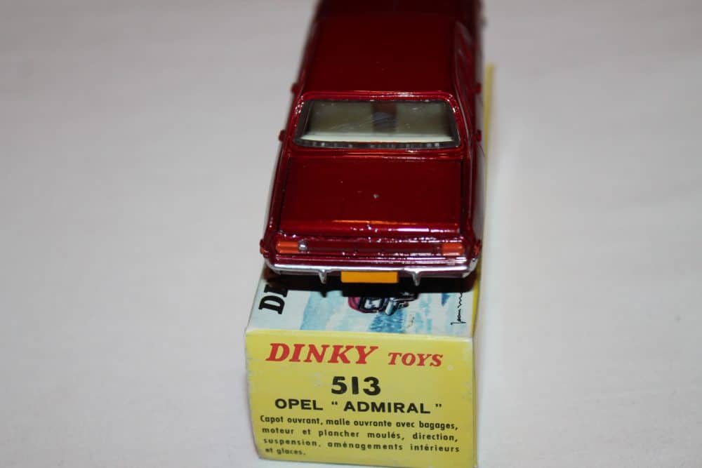 French Dinky 513 Opel Admiral-back