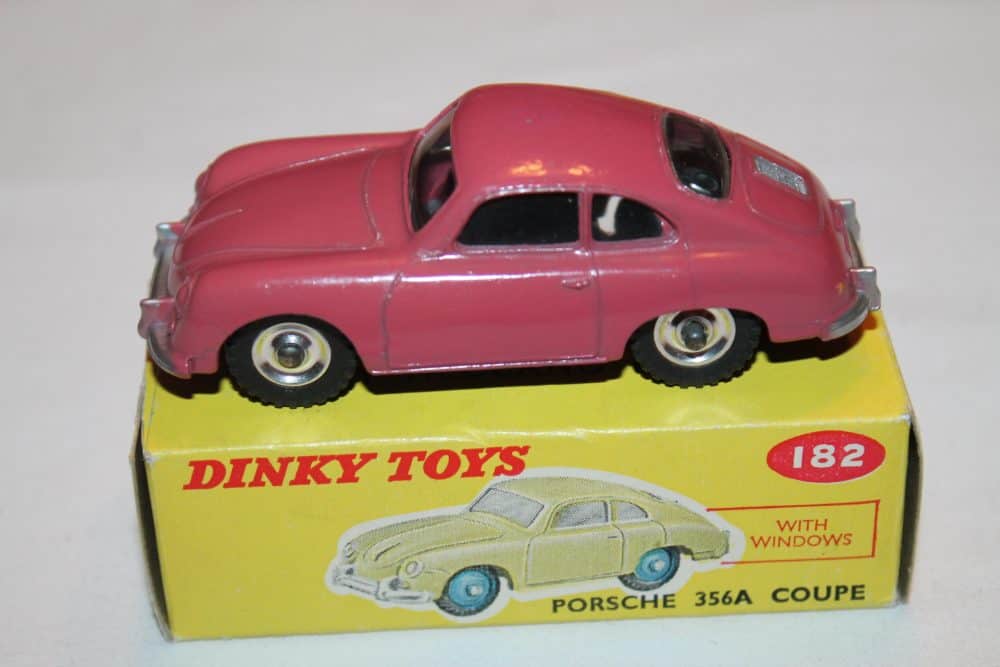 Dinky Toys 182 Porsche 356A Pale Cerise