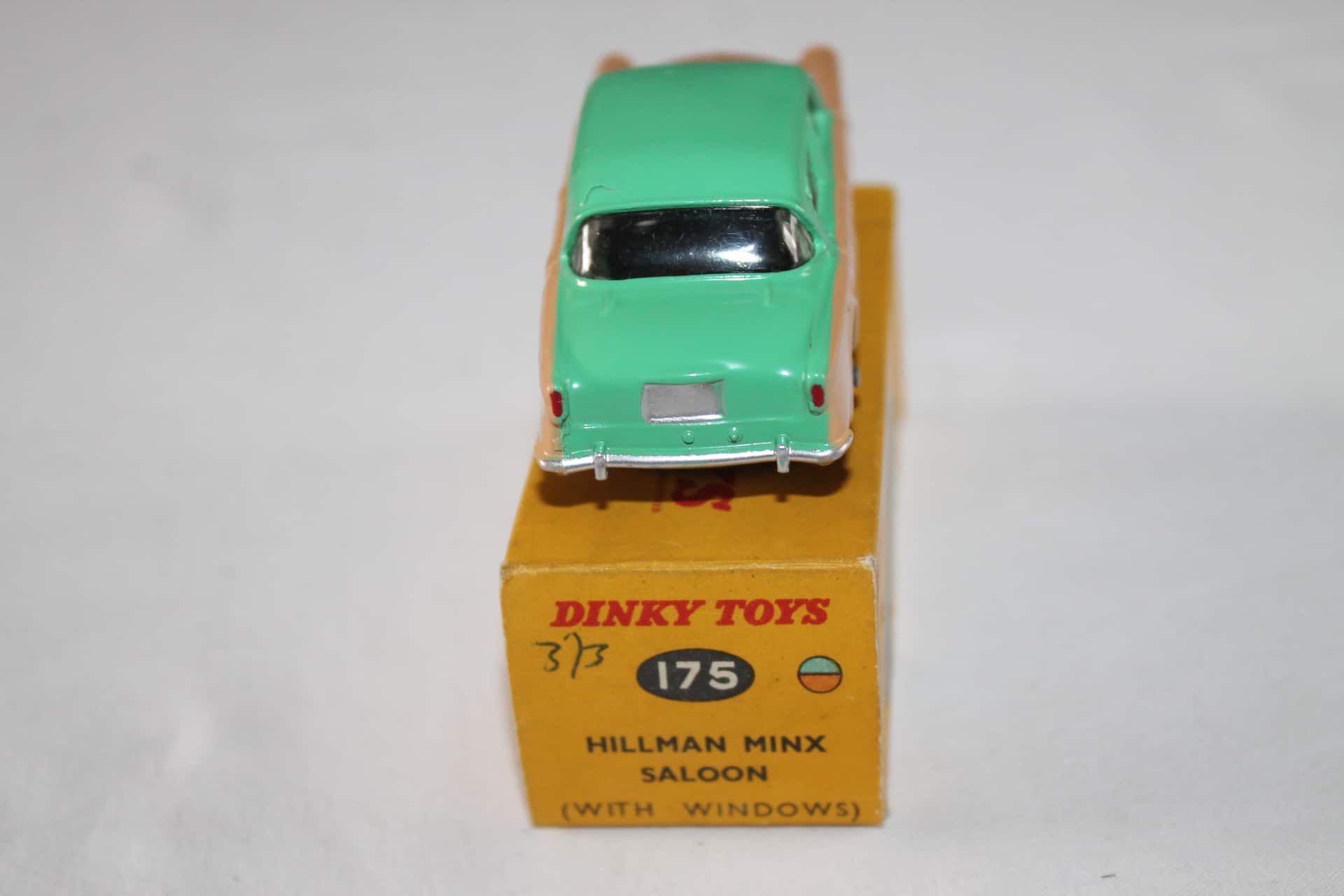 Dinky Toys Angleterre – 175 – Hillman Minx – Vert Et Beige – Dans Sa Boîte