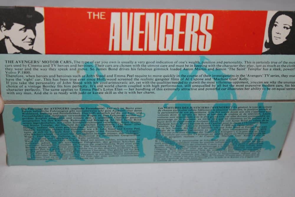Corgi Toys GS 40 The Avengers Gift Set-boxback