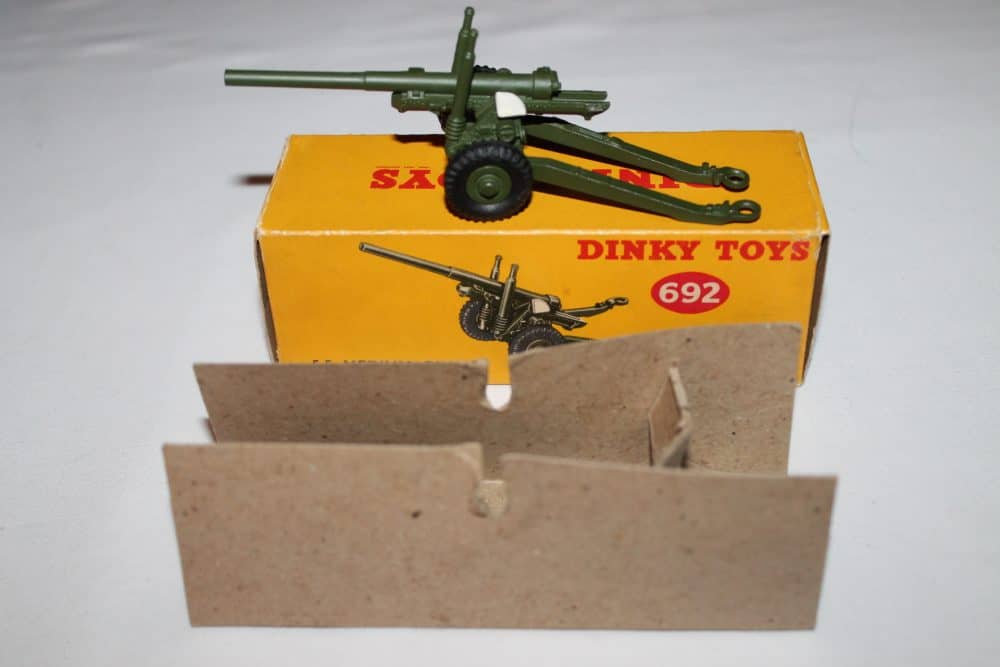 Dinky Toys 692 5.5 Medium Gun