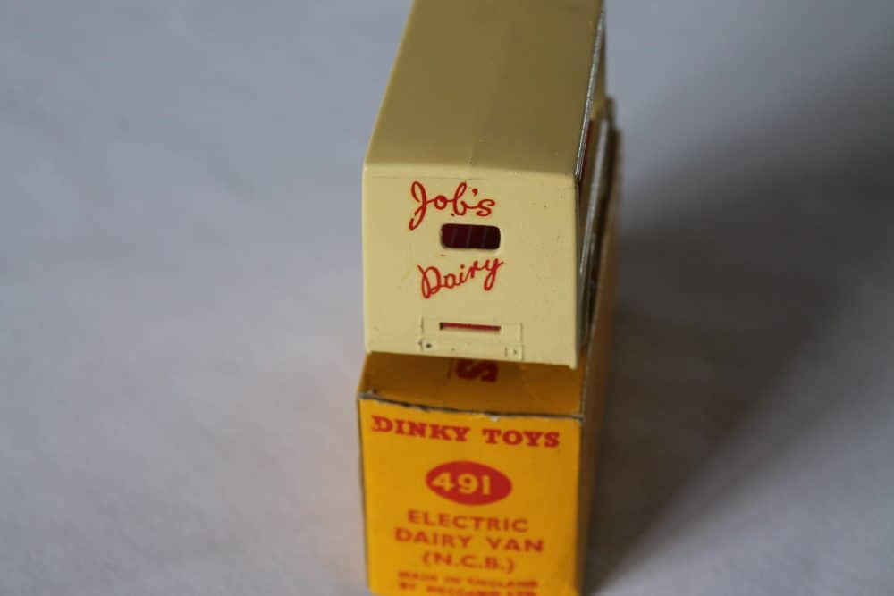 Dinky Toys 491 Scarce Promotional 'Jobs Dairy' Milk Float-back