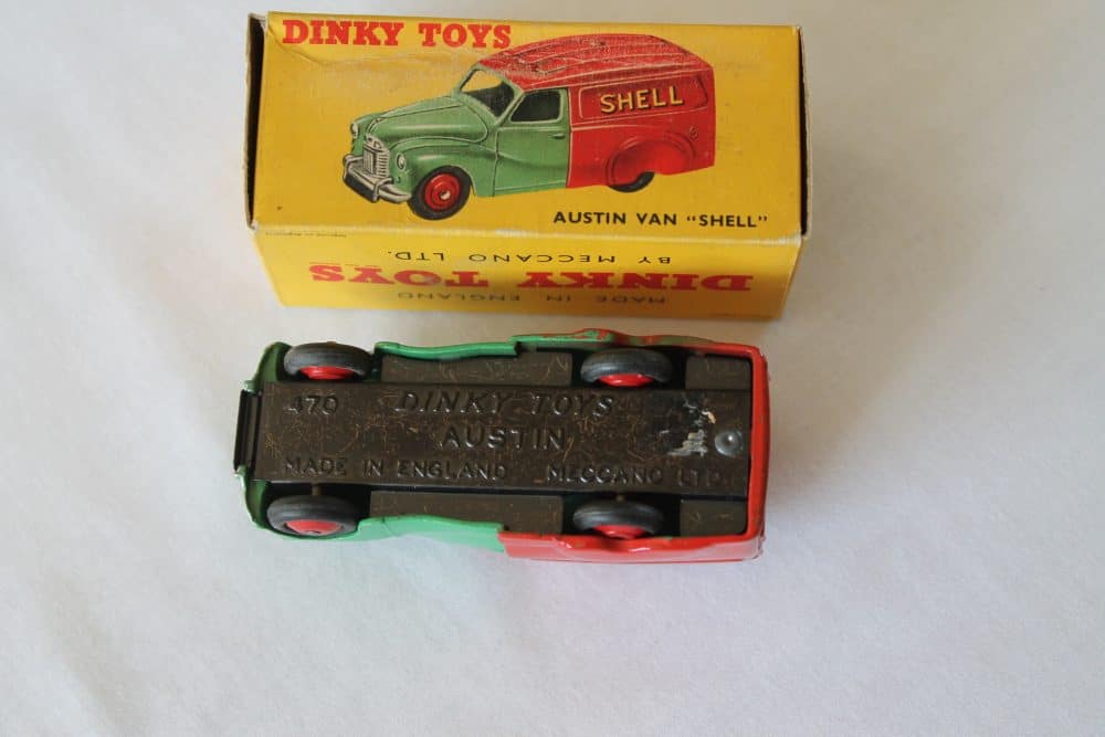 Dinky Toys 470 Austin Shell Van-base