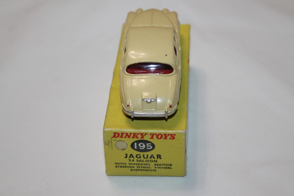 jaguar 3.4 litre dinky toys 195 back