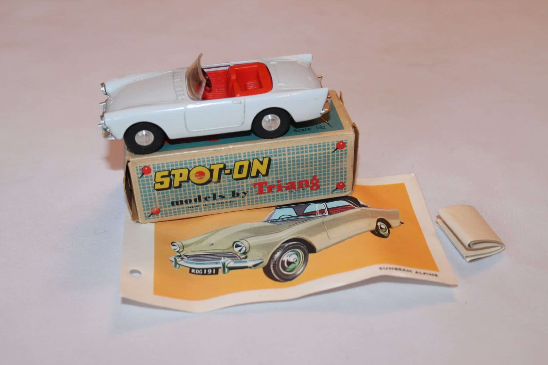 Spot-On Toys 191 Sunbeam Alpine Convertible | Almost Mint
