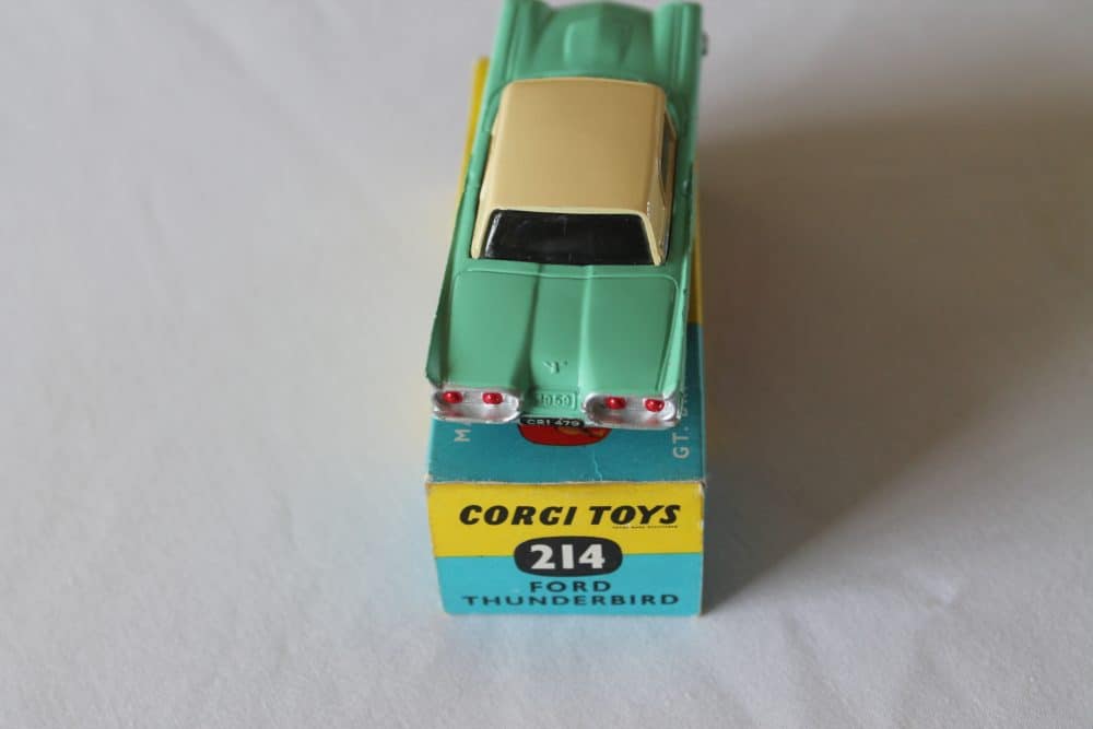 Corgi Toys 214 Ford Thunderbird Hardtop-back