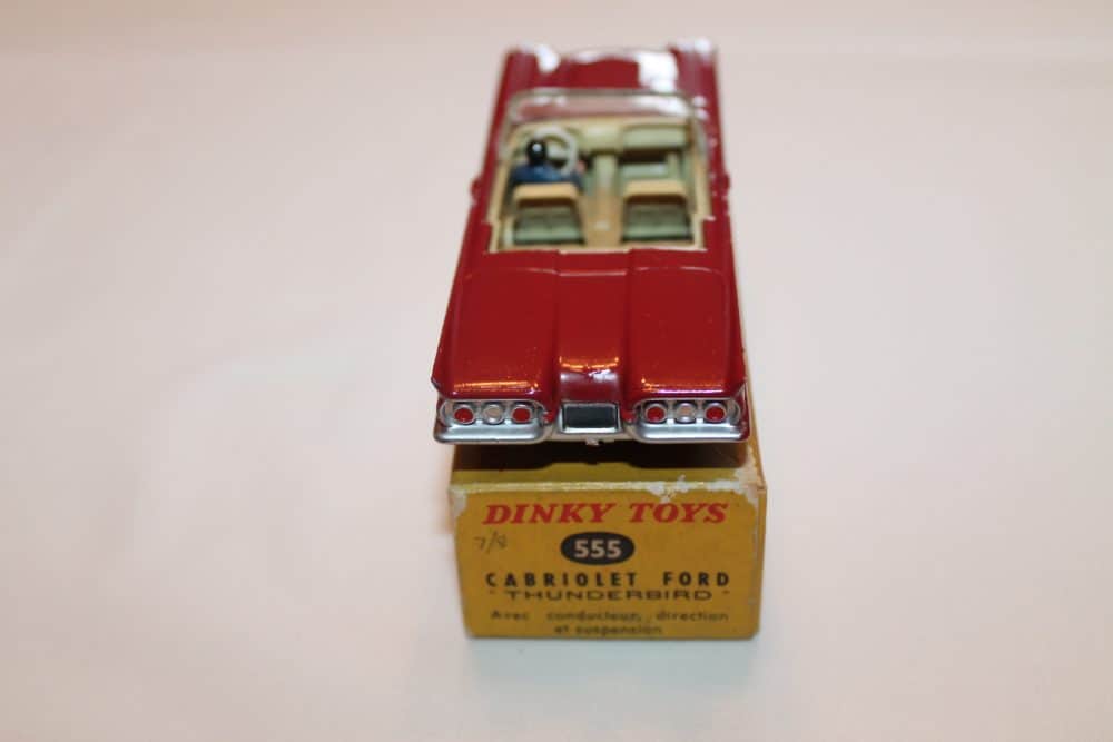 French Dinky Toys 555 Ford Thunderbird-back