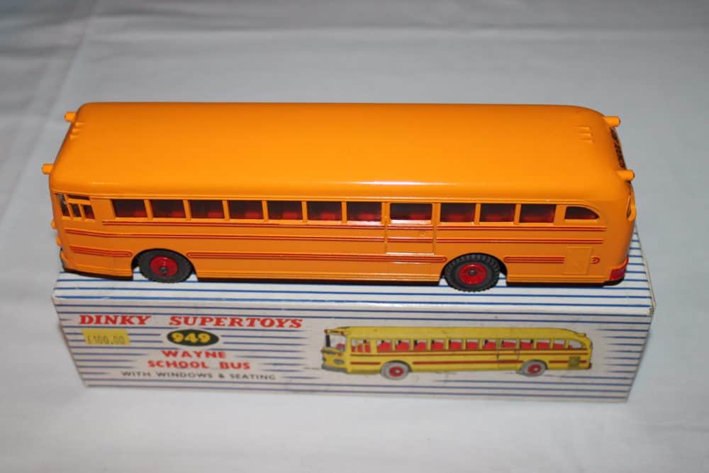 Dinky Toys 949 Wayne School Bus Red Lines