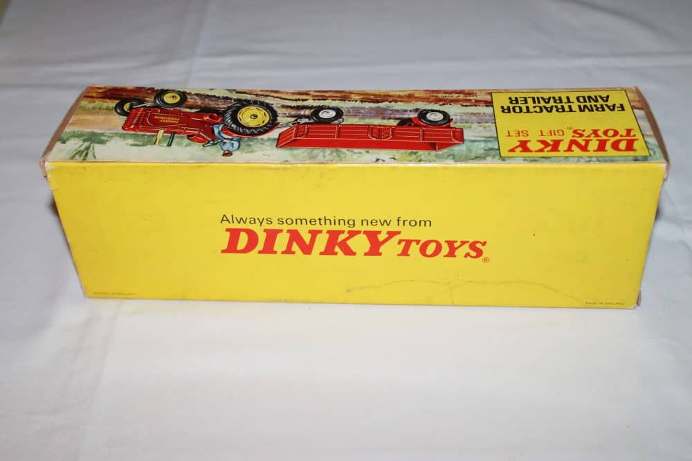 Dinky Toys 399 Farm Tractor & Trailer-box