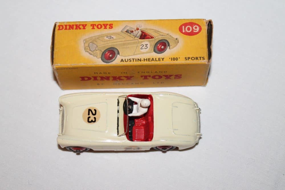 Dinky Toys 109 Austin Healey Competition-top