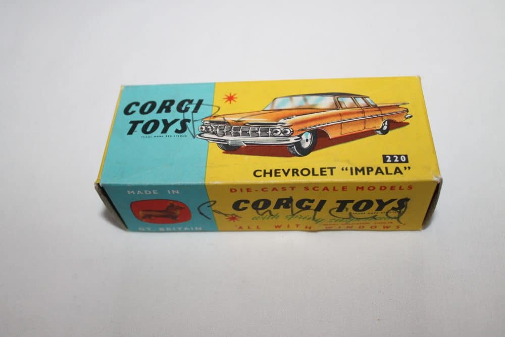 Corgi Toys 220 Chevrolet Impala-Box Only
