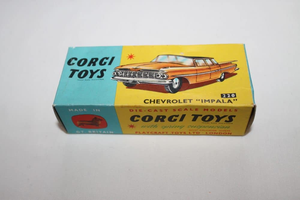 Corgi Toys 220 Chevrolet Impala-Box Only-side2