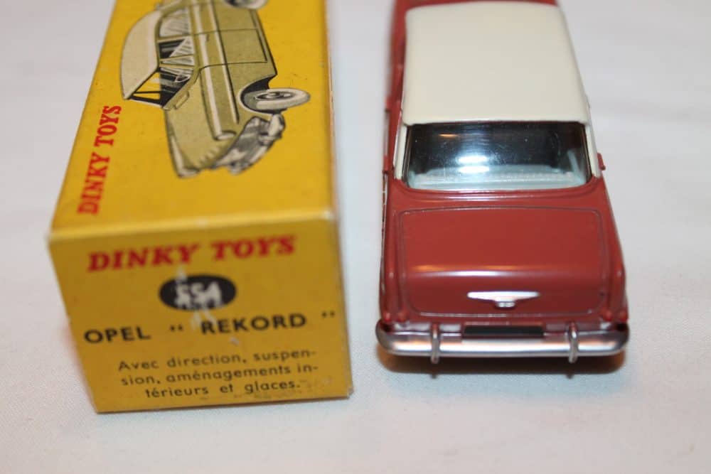 French Dinky Toys 554 Opel Rekord-back