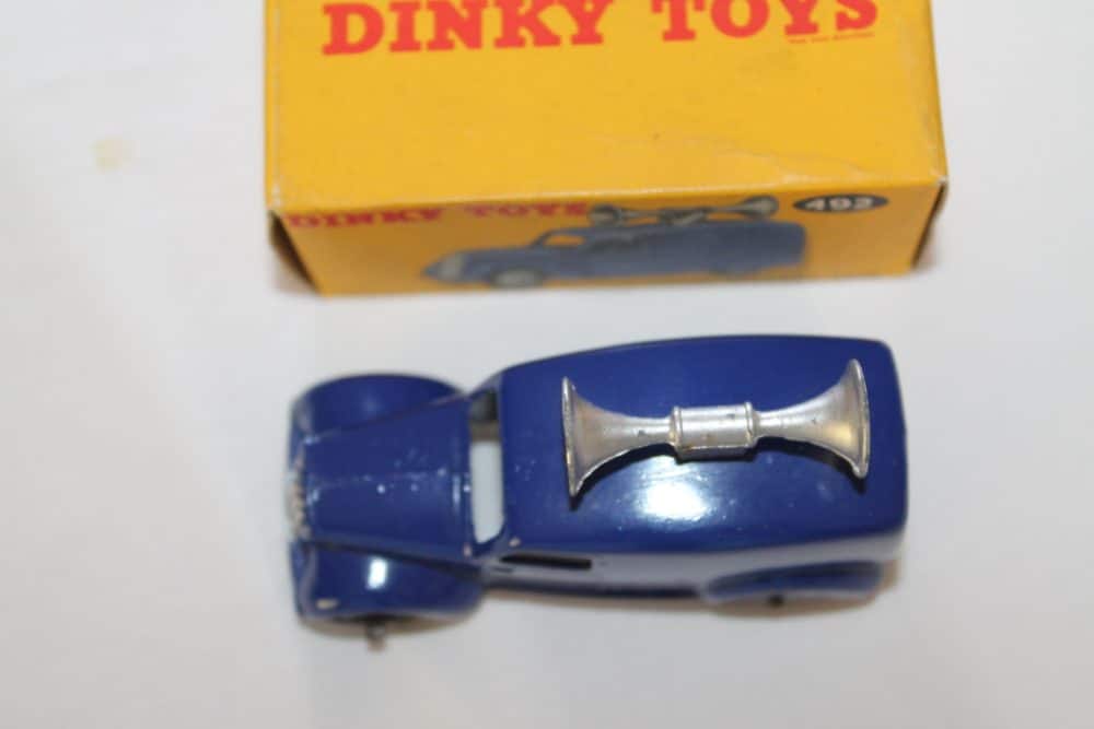 Dinky Toys 34C/492 Loud Speaker Van-top