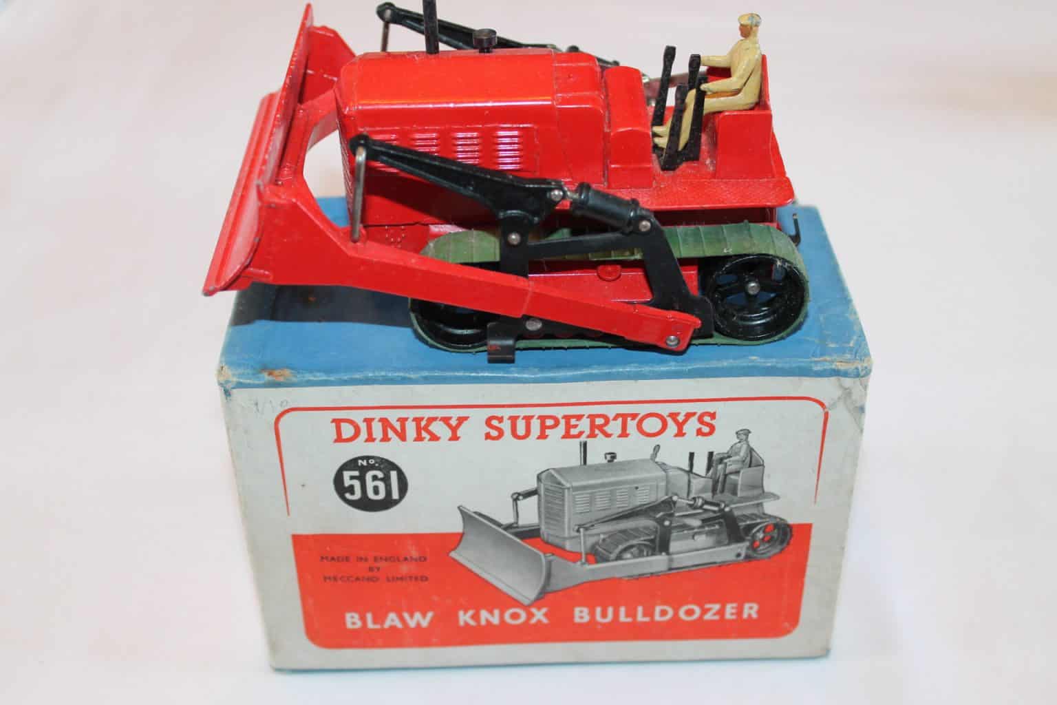 DINKY SUPERTOYS BLAW KNOX BULLDOZER TOY made in Acorn By MECCANO Ltd D