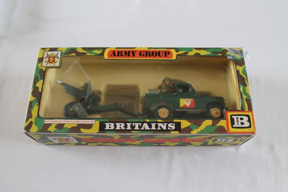 Britains 9787 Army Land-Rover & Gun