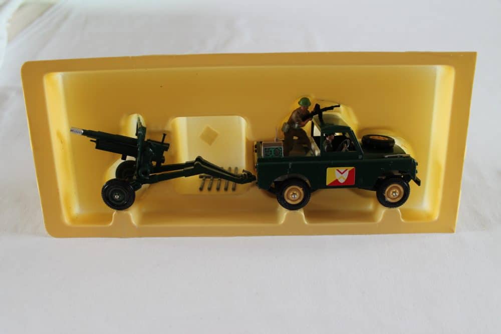 Britains 9787 Army Land-Rover & Gun-side
