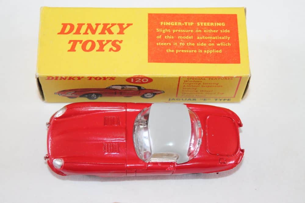 Dinky Toys 120 'E' Type Jaguar-top