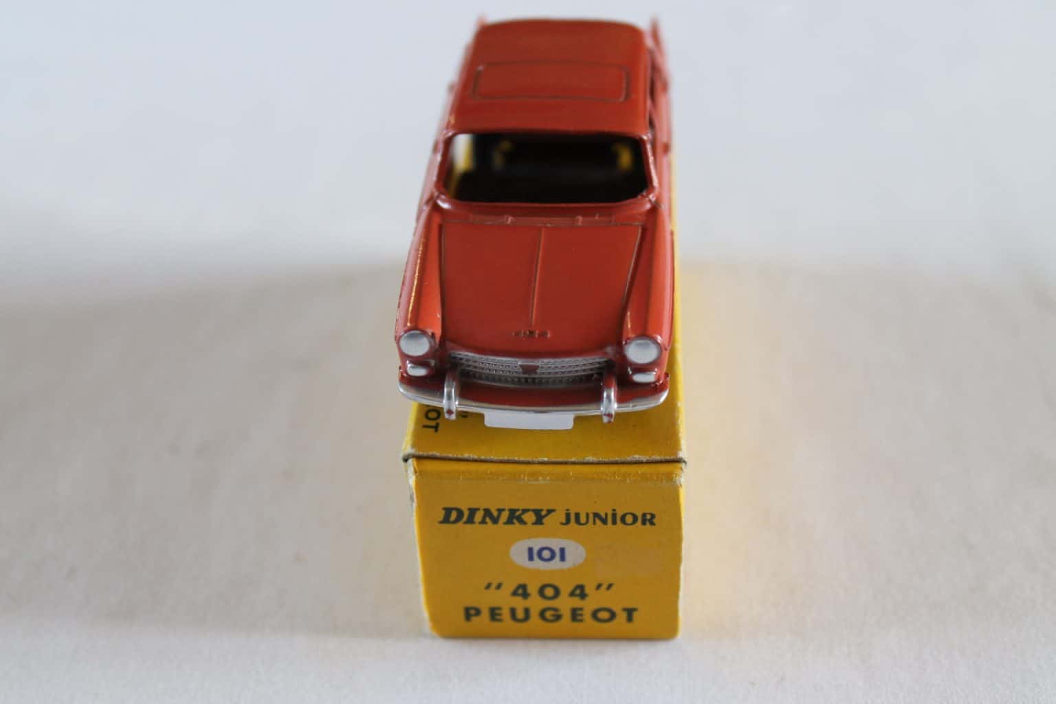 Lot de boîtes vides : Dinky Junior 404 Peugeot, réf. 101 - C - Lot 36