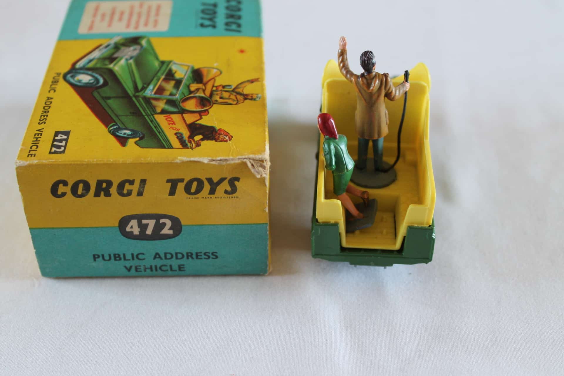 39771 CORGI TOYS / REEDITION / 472 LAND ROVER PUBLIC ADDRESS VEHICULE 39771 CORGI TOYS / REEDITION / 472 LAND ROVER PUBLIC ADDRESS VEHICULE