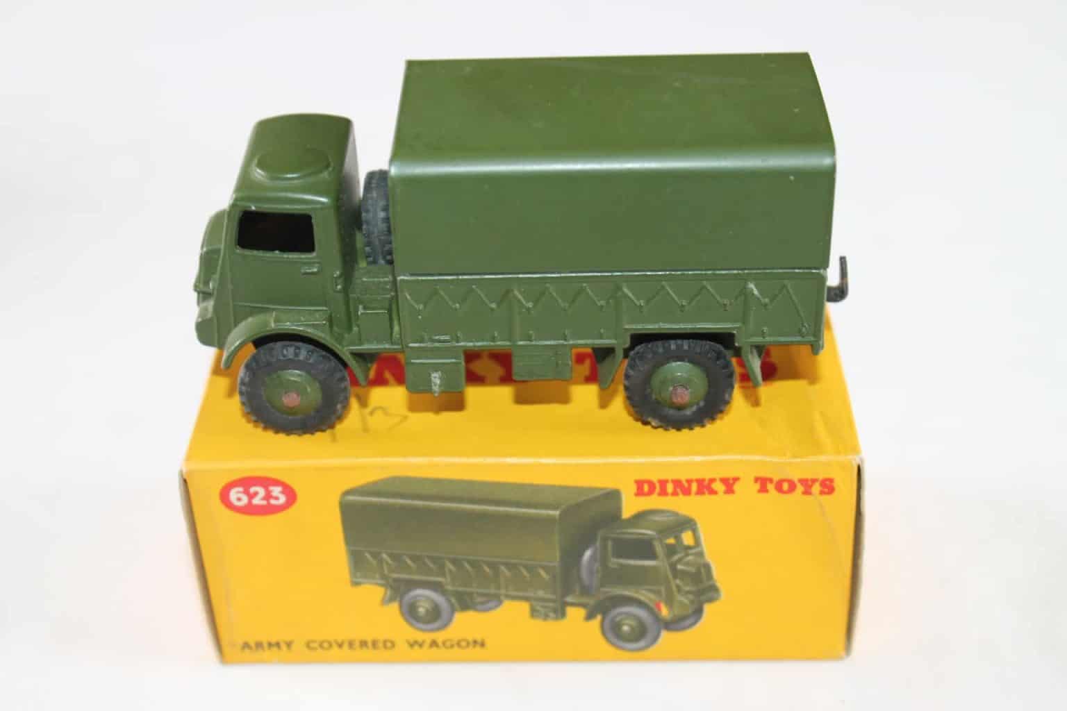 Dinky Toys 623 Army Covered Wagon - Diecast