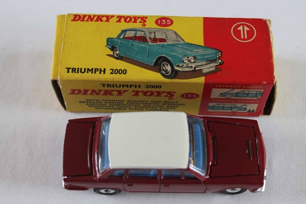 Dinky Toys 135 Triumph 2000 Rare Promotional-top