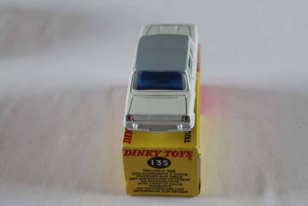 Dinky Toys 135 Triumph 2000 Rare Promotional-back