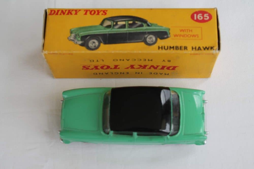 Dinky Toys 165 Humber Hawk-top